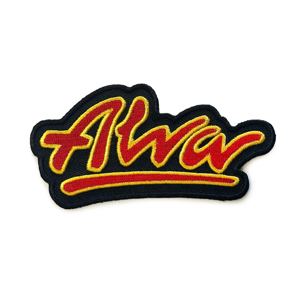 ALVA OG LOGO EMBROIDERED IRON ON PATCH