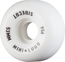 MINI LOGO HYBRID SIDECUT WHITE 53MM 95A (Set of 4)