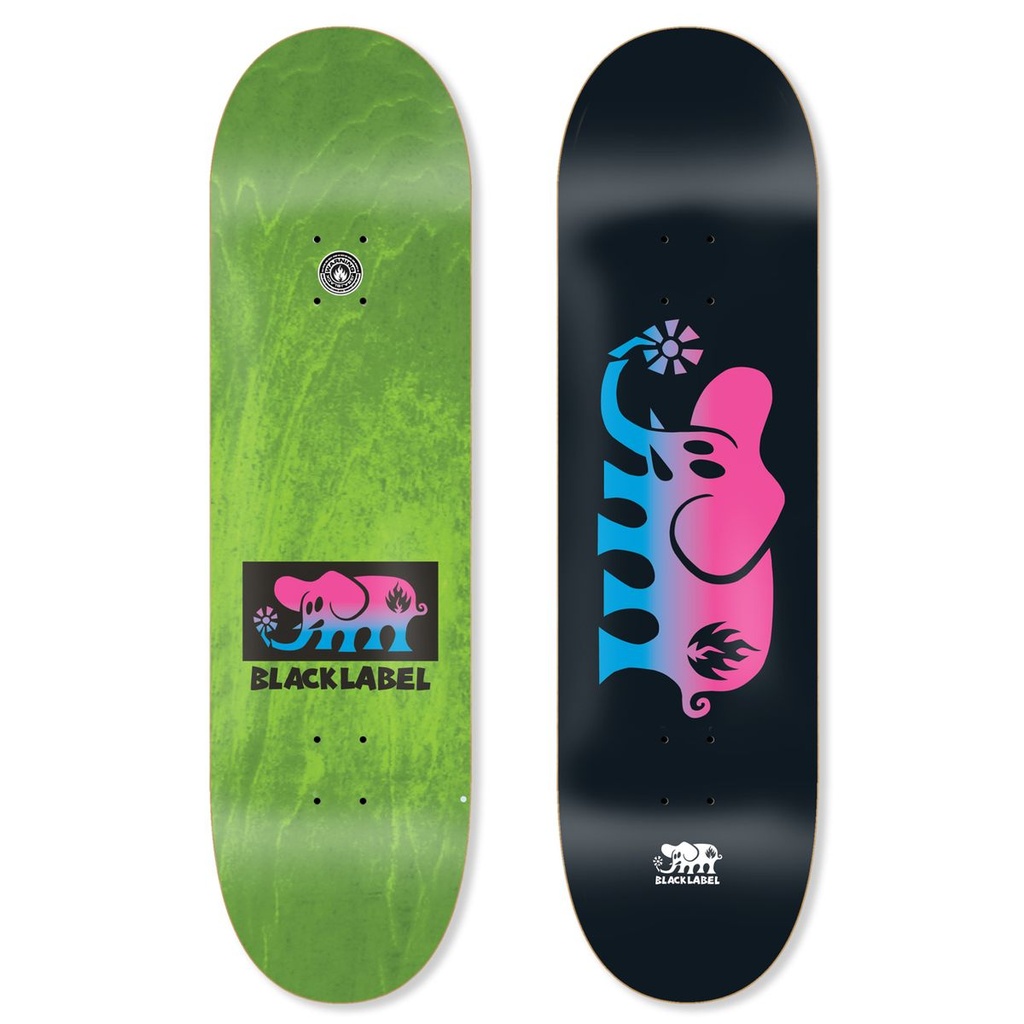 BLACK LABEL TEAM ELEPHANT FADE DECK 8.5