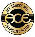 ACE AUTHORIZED DEALER GOLD 5.5" STICKER