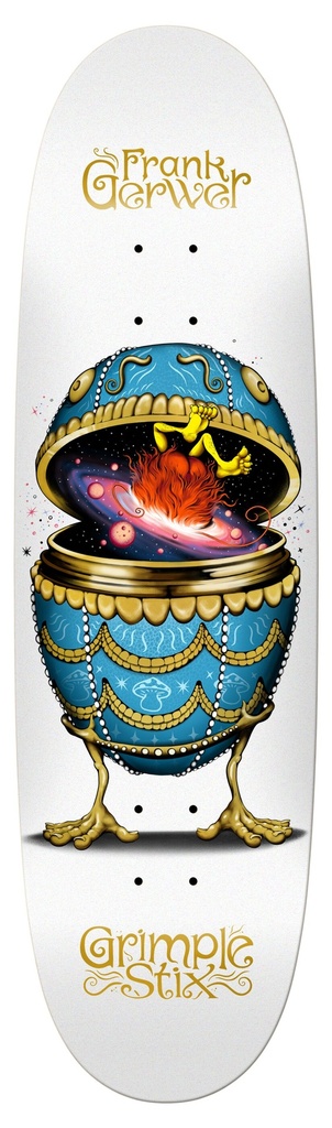 ANTI-HERO GERWER GRIMPLE STIX FABRAGE SHAPED DECK 9.10