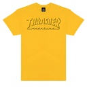THRASHER SHADOW MAG LOGO GOLD SS L