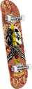 POWELL SKULL & SWORD KHAKI/BURGUNDY COMPLETE 7.5 X 28.65