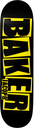 BAKER JACOPO CAROZZI BRAND LOGO DANGER YELLOW DECK 8.0