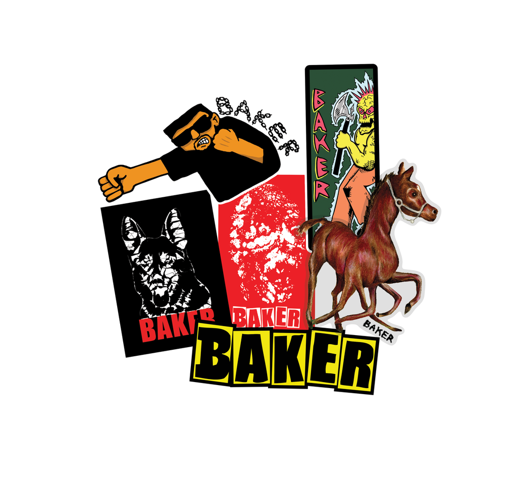 BAKER BAD DAWG 12CT STICKER PACK