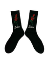 BAKER ROSES SOCKS BLACK