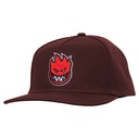 SPITFIRE BIGHEAD FILL SNAPBACK DARK RED
