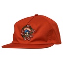 KROOKED SWEATPANTS REDUX SNAPBACK HAT DARK RED