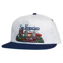 REAL SFC SNAPBACK HAT WHITE/NAVY