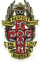 DOGTOWN RESPECT 4" STICKER