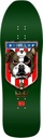 POWELL FRANKIE HILL BULLDOG GREEN/GOLD FOIL SHAPED DECK 10.0 X 30.5
