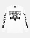 THRASHER GOAT DESTROY WHITE LS M