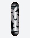 DGK TEAM OG LOGO BLACK/SILVER DECK 7.8