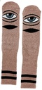 TOY MACHINE HEATHER SECT EYE SOCKS BROWN