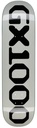 GX1000 TEAM OG LOGO GREY DECK 8.25
