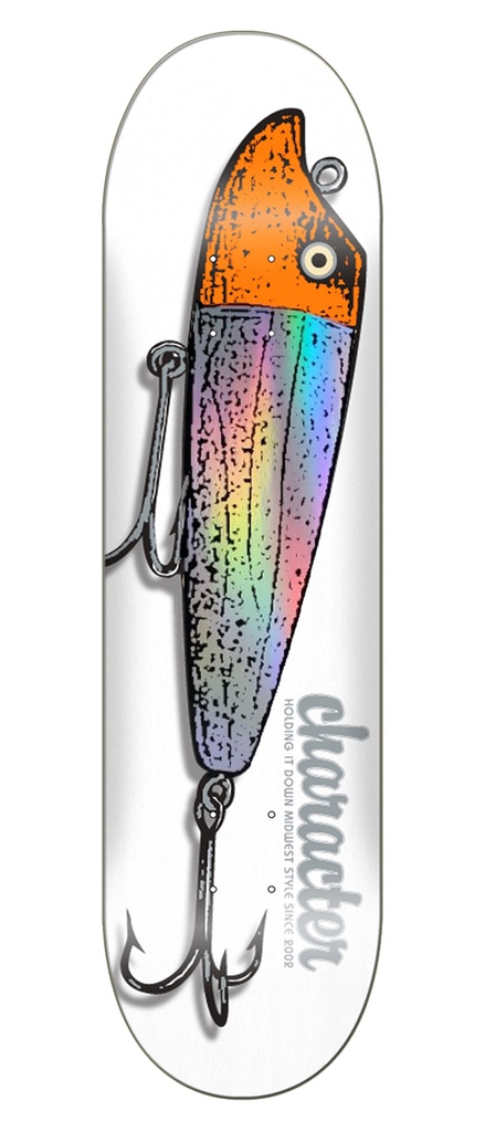 CHARACTER TEAM FISHING LURE FOIL DECK 8.25