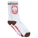 SPITFIRE BIGHEAD SOCKS WHITE/BURGUNDY/RED
