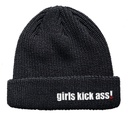 FOUNDATION GIRLS KICK ASS BEANIE BLACK