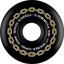 BONES X-FORMULA DOUBLE LOCKS V7 56MM 99A BLACK (Set of 4)