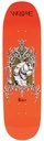 WELCOME RYAN REYES FLAIL TANGERINE/GOLD ON BACULUS 2.0 SHAPED DECK 9.00 X 32.31