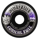 SPITFIRE FORMULA FOUR CONICAL FULL BLACK 54MM 99D (Set of 4)