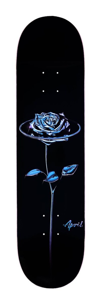 APRIL TEAM CHROME ROSE BLACK DECK 8.50
