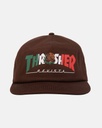 THRASHER MEXICO REVISTA SNAPBACK HAT BROWN