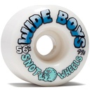 SNOT WIDE BOYS WHITE 56MM 99A (Set of 4)