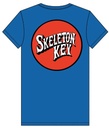 SKELETON KEY DOT ROYAL BLUE SS L