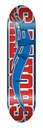 SHORTY'S TEAM SKATE BLOCK BLUE/RED DECK 8.25