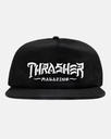 THRASHER THRASH & DESTROY SNAPBACK HAT BLACK
