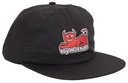 TOY MACHINE DEVIL CAT STRAPBACK DAD HAT BLACK