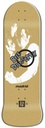 MADRID BILL DANFORTH SKATEBOARDING HALL OF FAME GOLD REISSUE SHAPED DECK 9.25 X 29.62