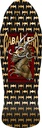 POWELL CABALLERO STREET DRAGON BLACK/GOLD FOIL SHAPED DECK 9.625 X 29.75
