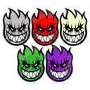 SPITFIRE DEATHMASK II STICKER 3"
