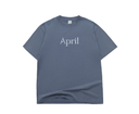 APRIL RHINESTONE SLATE SS M