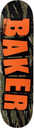 BAKER JACOPO CAROZZI BRAND LOGO TIGER STRIPE TWIN TAIL DECK 8.38