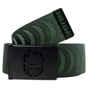 SPITFIRE BIGHEAD CUTOUT JACQUARD BELT OLIVE/BLACK