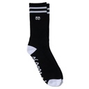 KROOKED EYES EMB SOCKS BLACK/WHITE