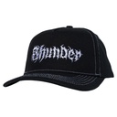 THUNDER VERTABREA SNAPBACK HAT BLACK