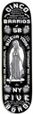 5 BORO TEAM CINCO BARRIOS BLACK DECK 8.75