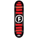 FOUNDATION TEAM DOODLE STRIPE BLACK DECK 8.0