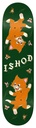 REAL ISHOD KITTEN SCRATCH TWIN TAIL SLICK DECK 8.30