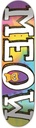 MEOW TEAM LOGO TIE DYE MINI DECK 7.00 X 28.25