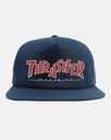 THRASHER PARRA MAG SNAPBACK HAT NAVY