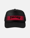 THRASHER BAR TRUCKER HAT BLACK