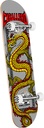 POWELL CABALLERO CHINESE DRAGON METALLIC SILVER COMPLETE 7.75 X 31.08