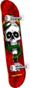 POWELL MCGILL SKULL & SNAKE RED COMPLETE 7.75 X 31.08