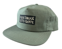 HEROIN FUCK DRUGS SNAPBACK HAT OLIVE