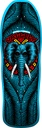 POWELL MIKE VALLELY ELEPHANT BLUE REISSUE SHAPED DECK 9.85 X 30.0